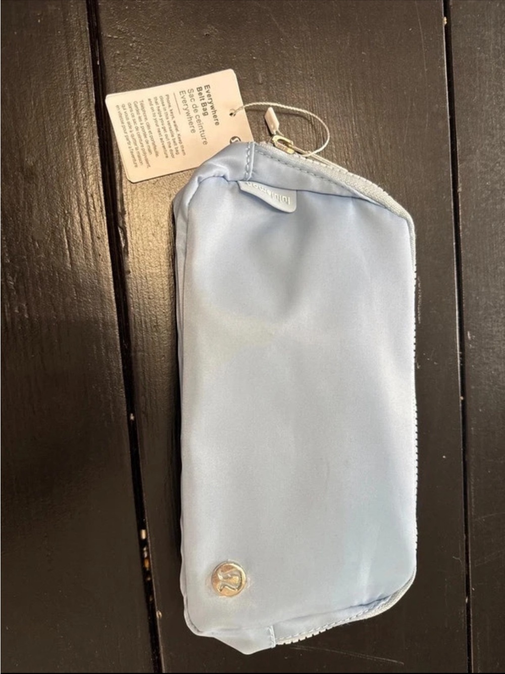 lululemon athletica Light Blue Zip Pouch